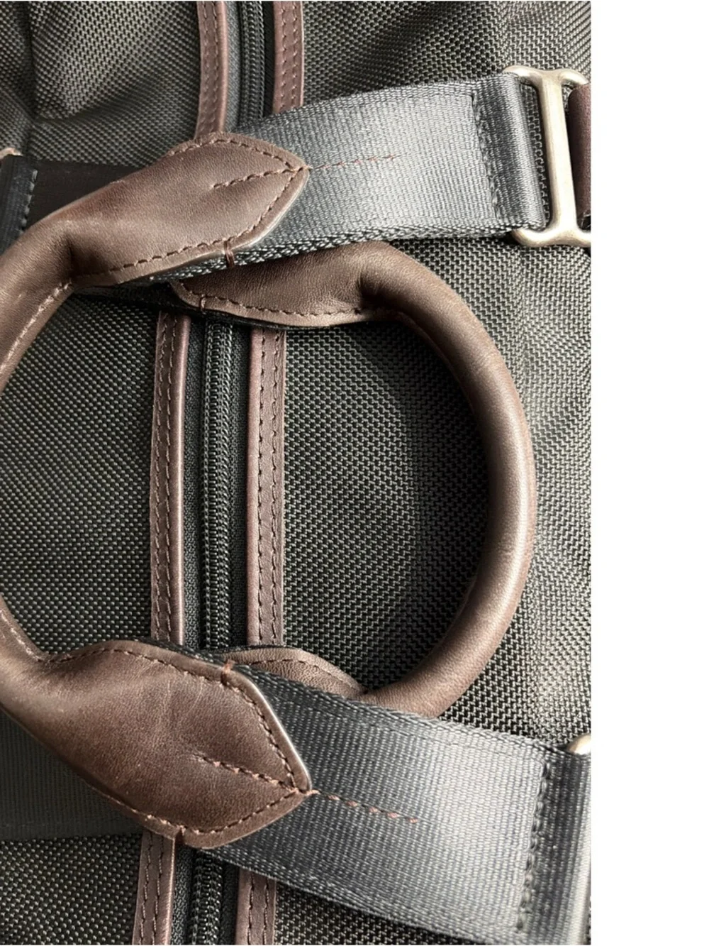 TUMI Alpha Bravo Essential Tote Black & Brown Travel Bag